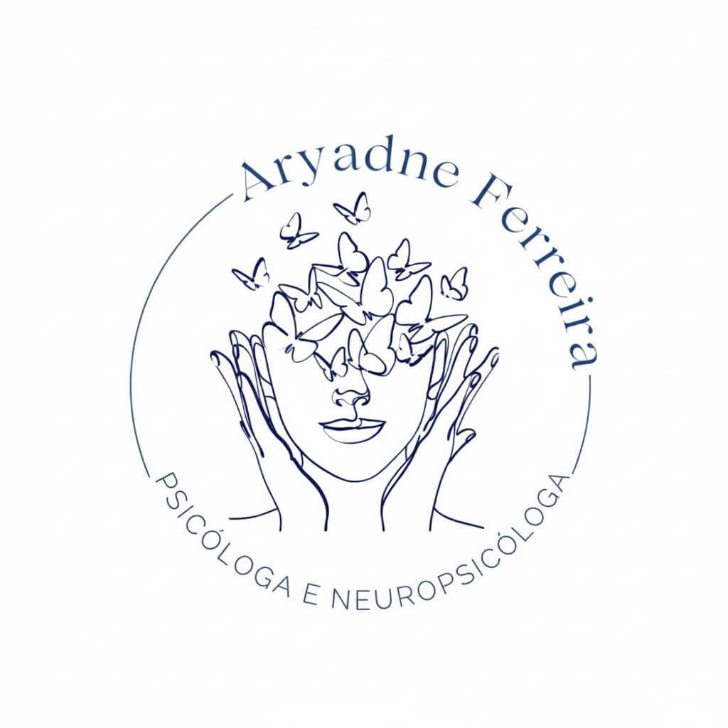 Logotipo Psicóloga Aryadne Ferreira