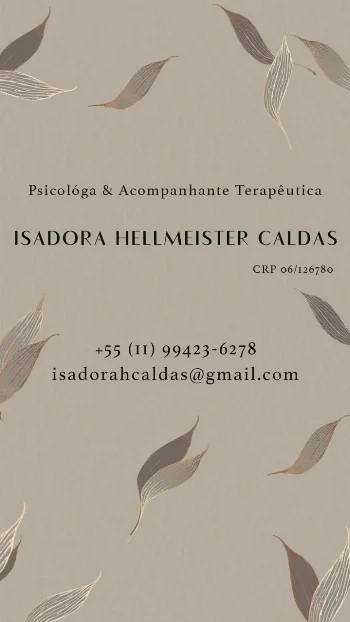 Logotipo Isadora Caldas - Psicologia Online