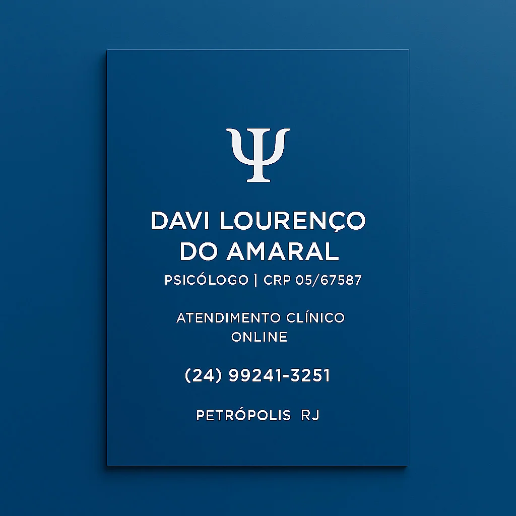 Logotipo Psicólogo Davi Amaral