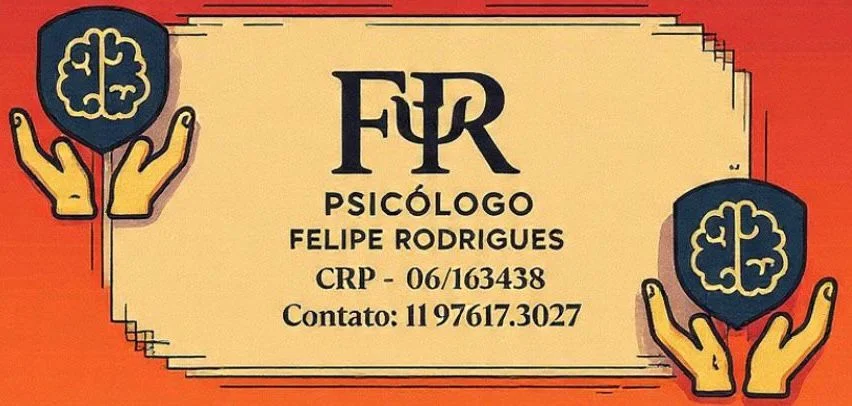 Logotipo Psicólogo Felipe Rodrigues
