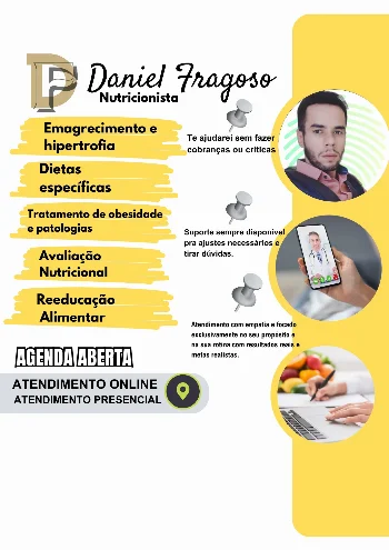 Nutricionista Daniel Fragoso em Teixeira | Agilpass