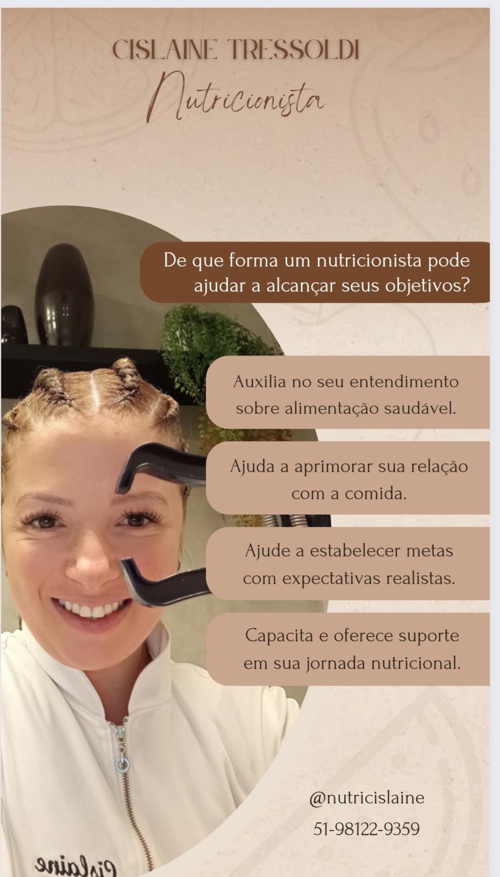 Logotipo Consultório da Nutricionista Cislaine