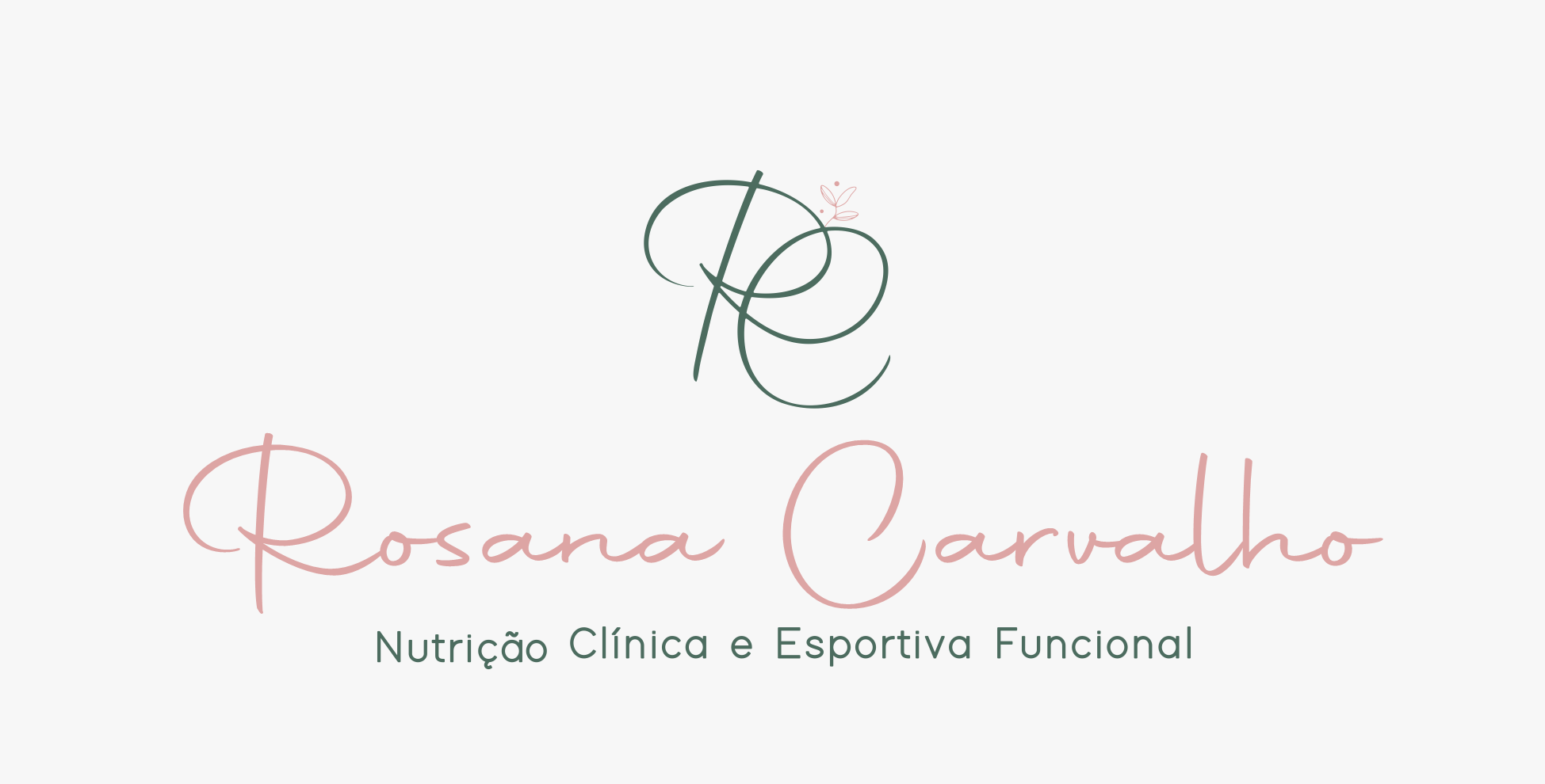 Logotipo Nutricionista Rosana Carvalho
