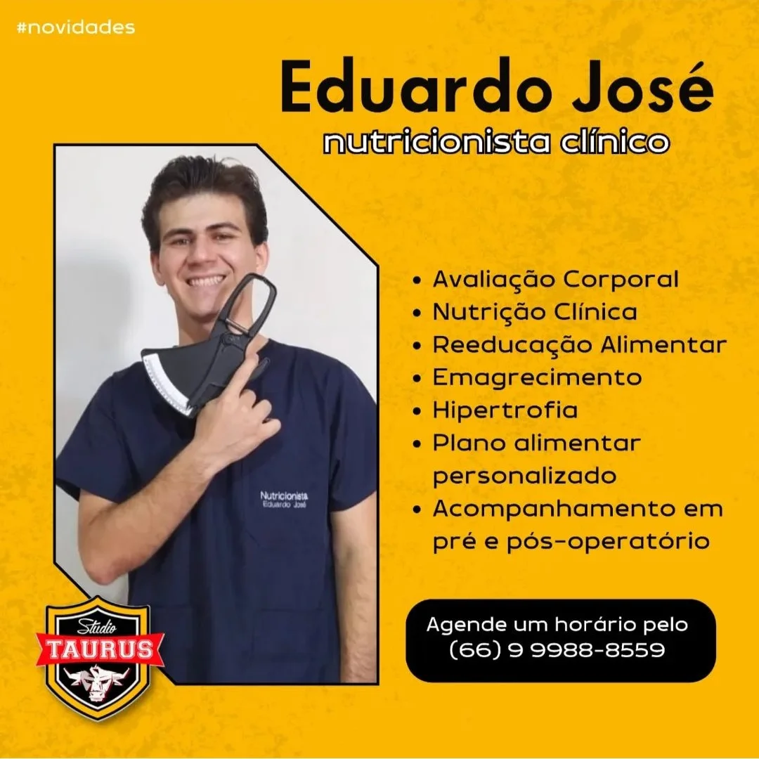 Nutricionista Eduardo José em Peixoto de Azevedo | Agilpass