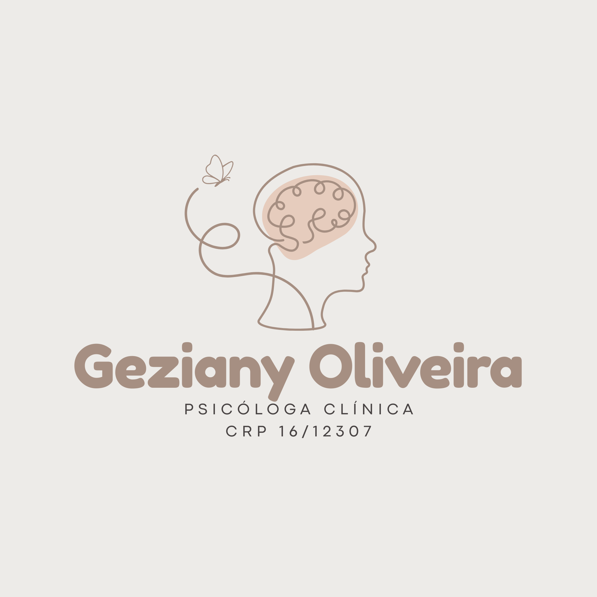 Logotipo Psicóloga Geziany Oliveira