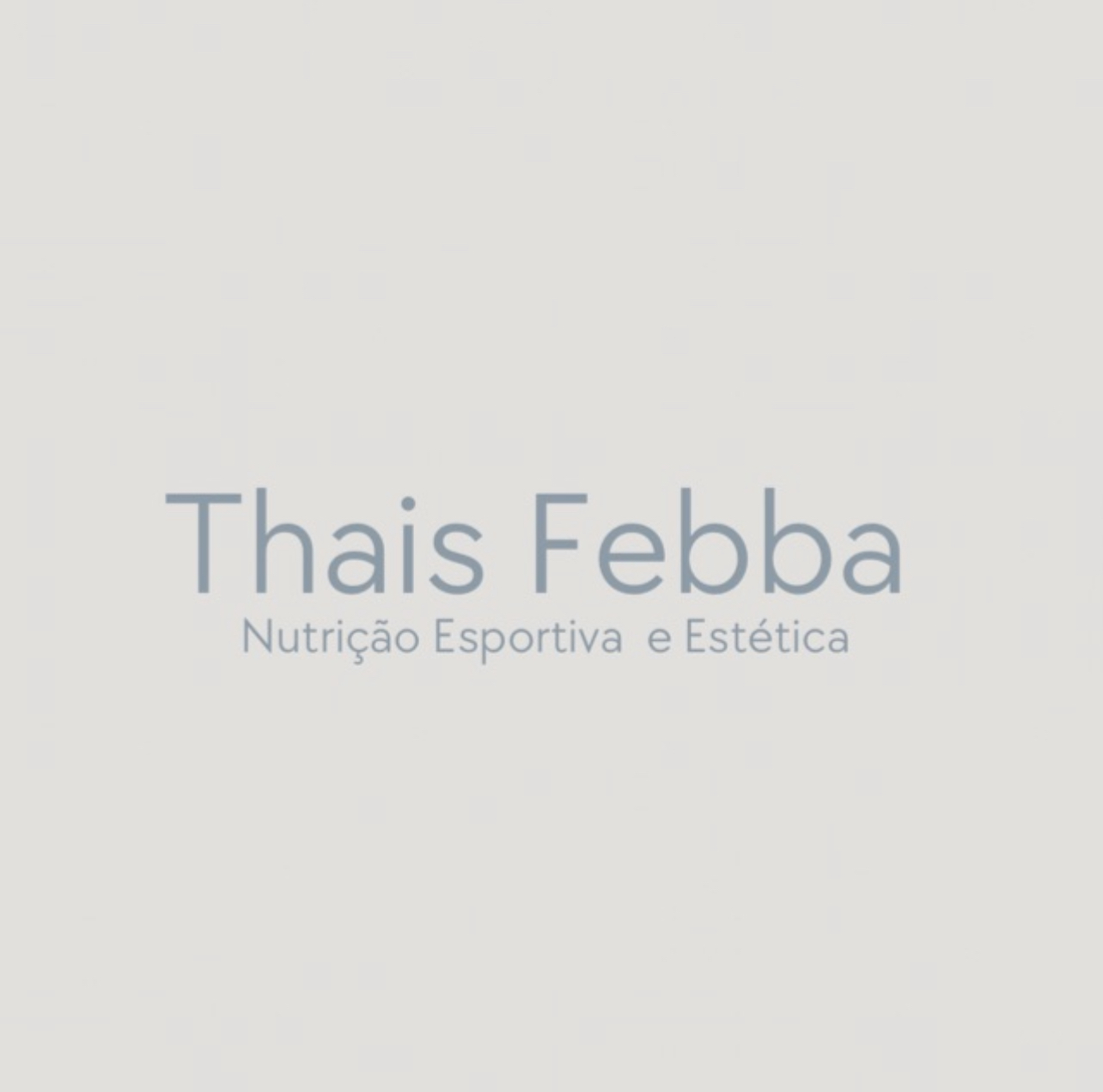 Logotipo Nutricionista Thais Febba