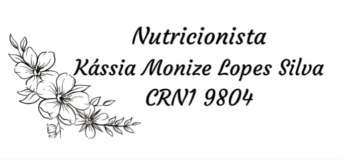 Logotipo Nutricionista Integrativa Kássia Monize Lopes