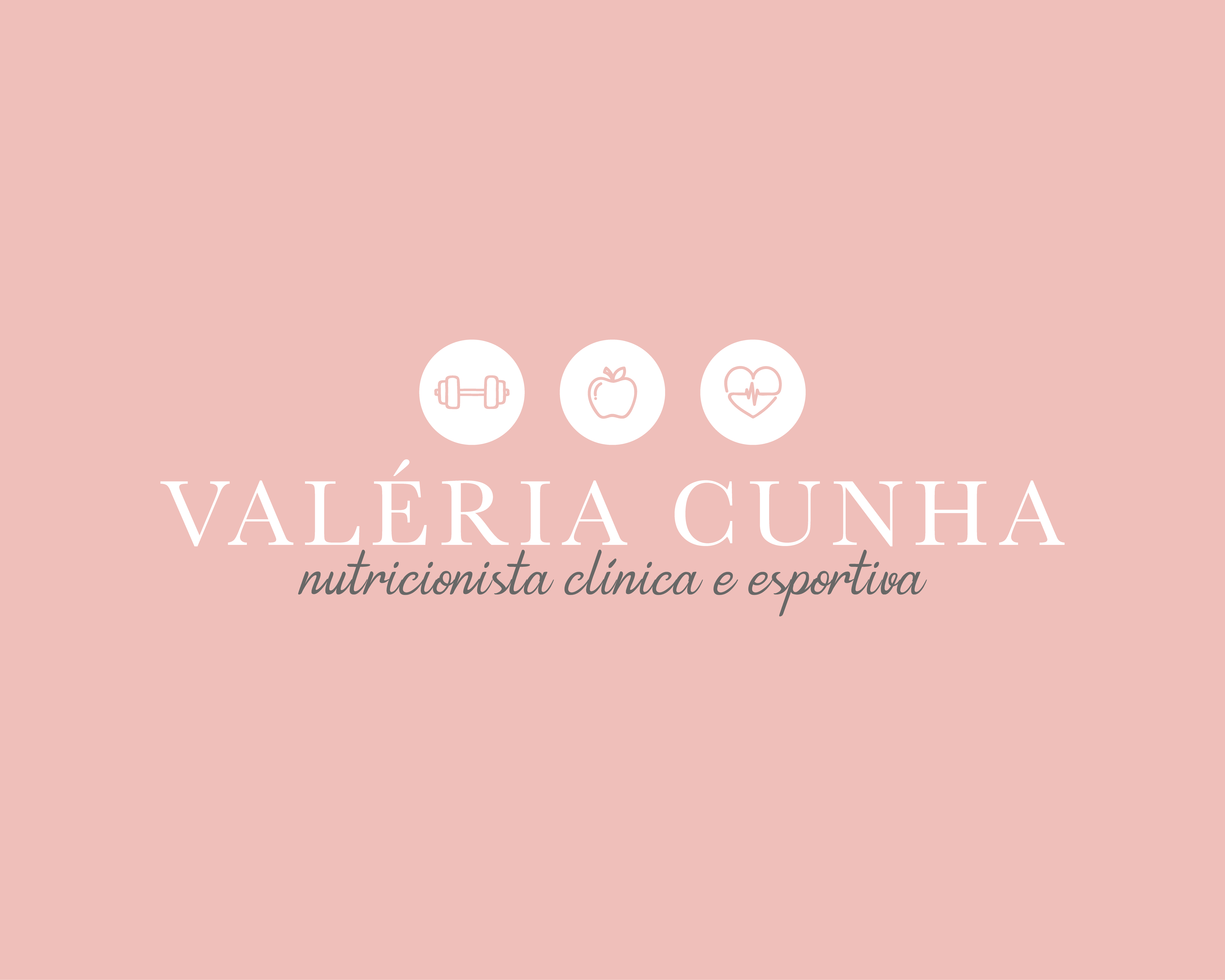 Logotipo Nutricionista Valéria Cunha