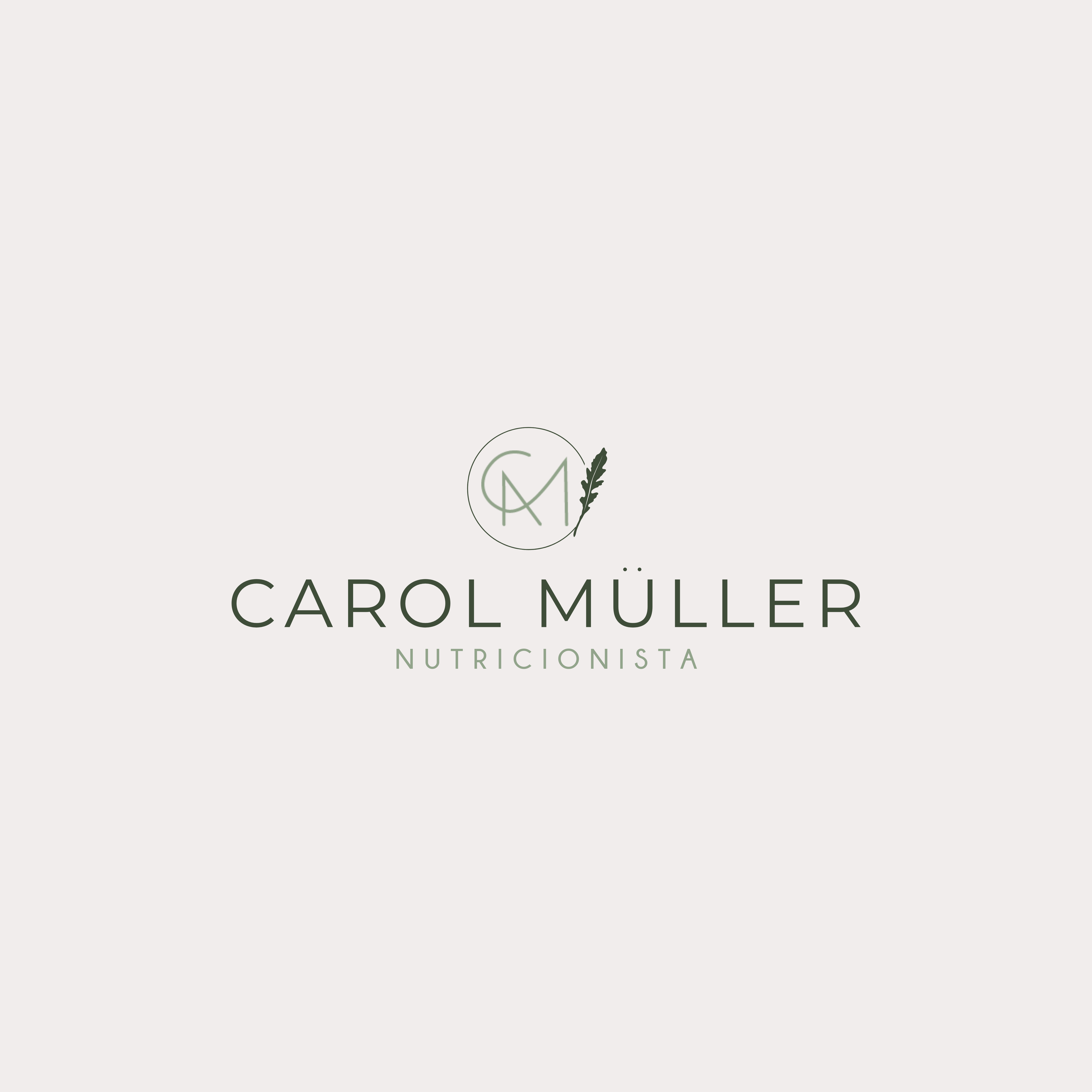 Logotipo Carol Müller Nutricionista