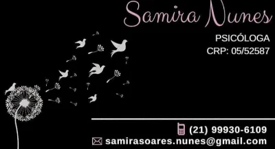 Psicóloga Samira Nunes em Rio de Janeiro | Agilpass