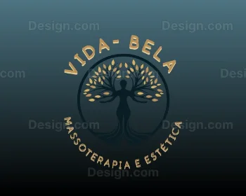 Logotipo Vida- Bela Massoterapia e Estética