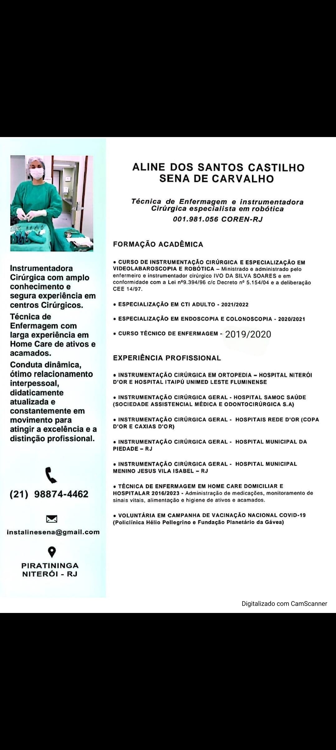 Logotipo Aline sena cuidados de saúde