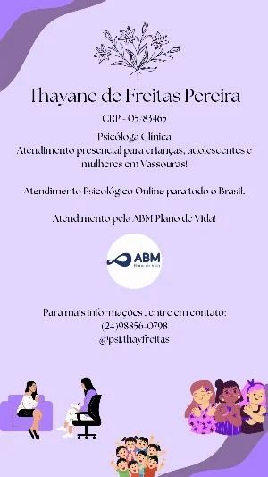 Logotipo Psicóloga Thayane Freitas