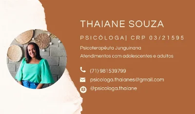 Psicóloga Thaiane dos Santos em Salvador | Agilpass