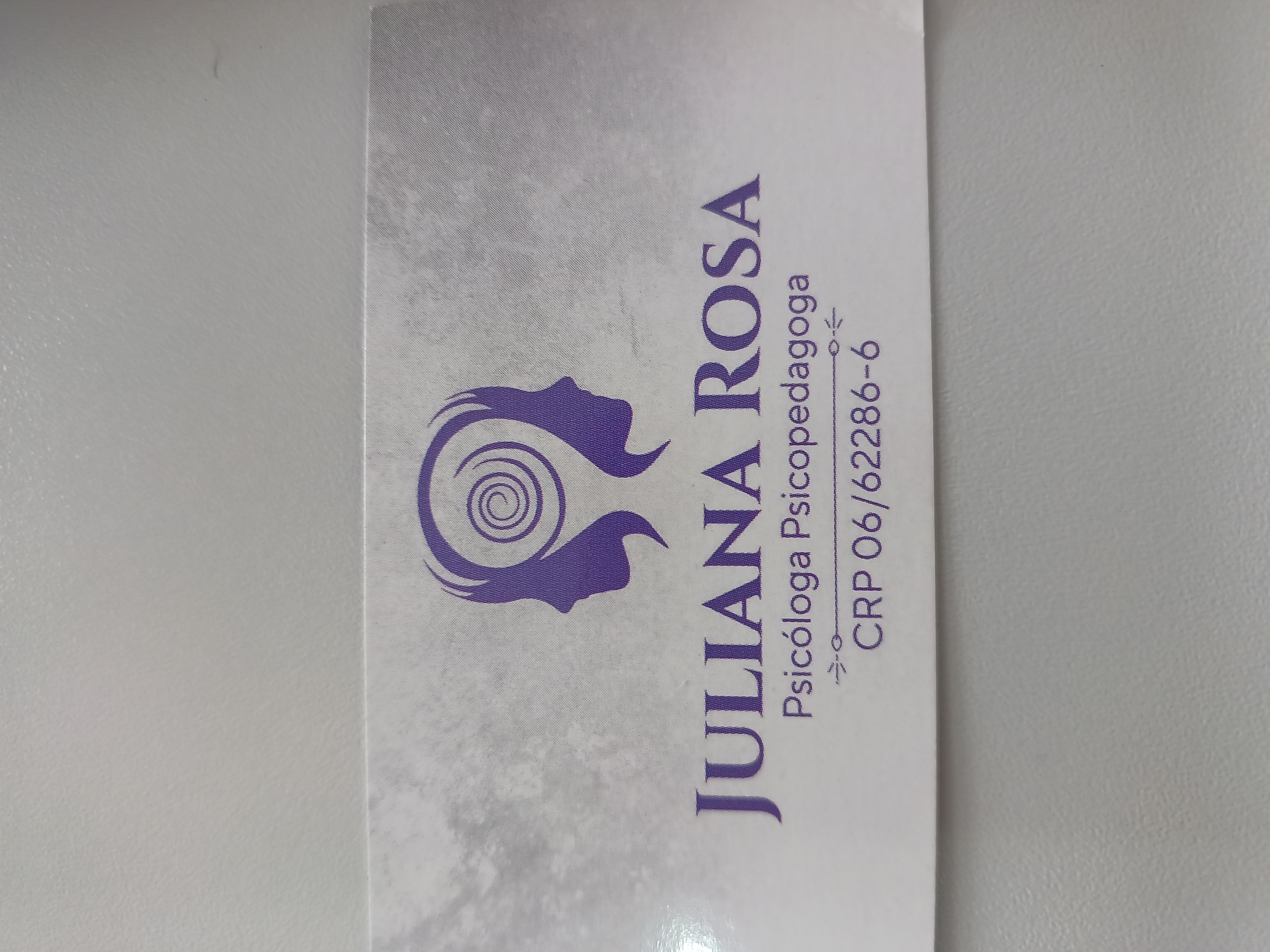 Logotipo Psicóloga Juliana Rosa