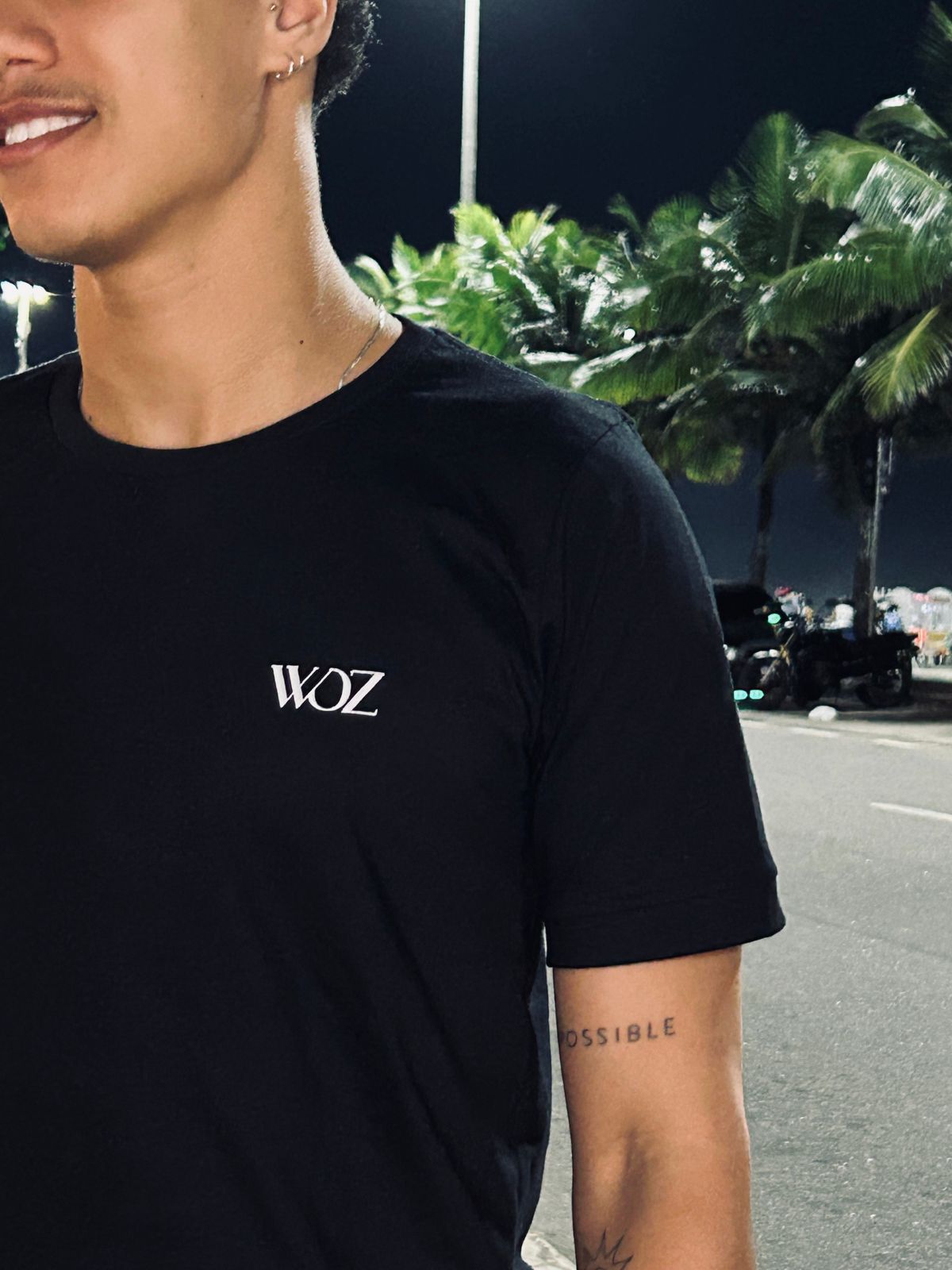 Camisa Preta Slim WOZ