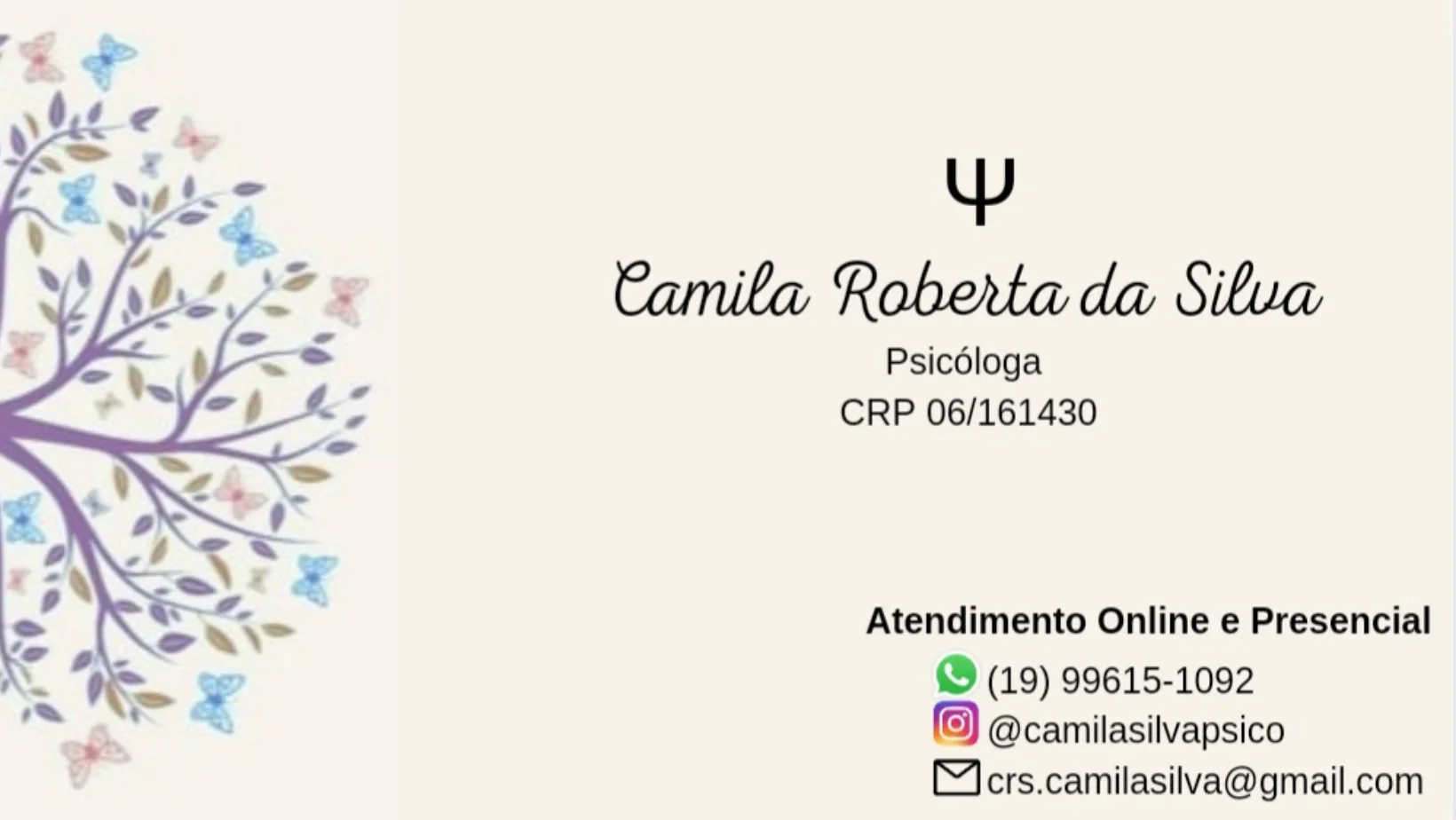 Rio de Janeiro - RJ no Psicóloga Camila Roberta da Silva | Agilpass