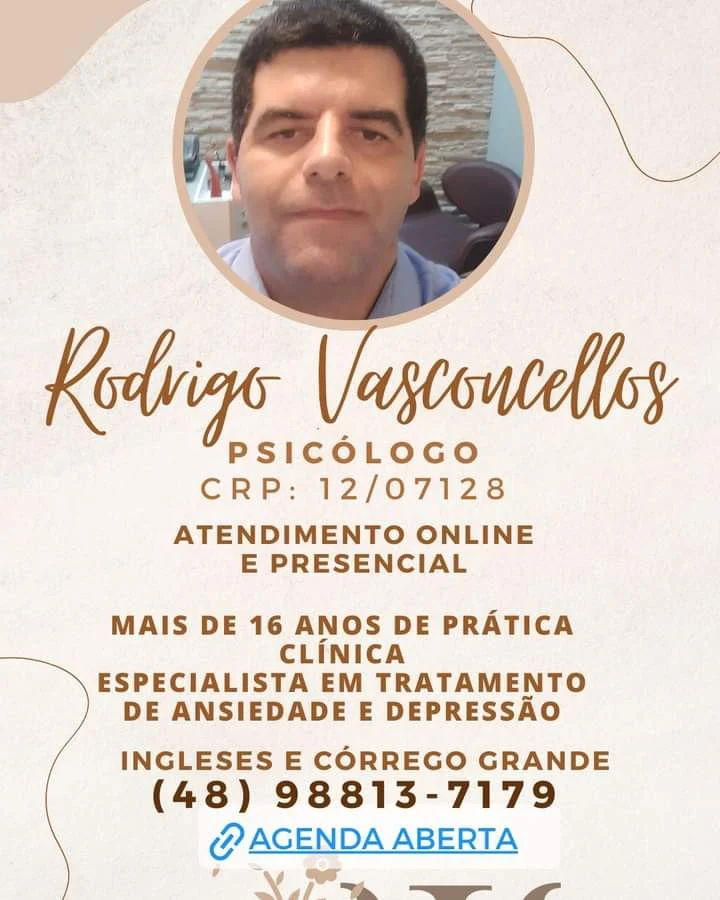 Florianópolis - SC no Rodrigo Vasconcellos Psicólogo Clínico | Agilpass